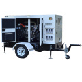 High Power Efficiency Lovol 1006TG2A 100kva 80kw Electric Disel Generator  On Trailer With Low Noize Silent Canopy Factory Price